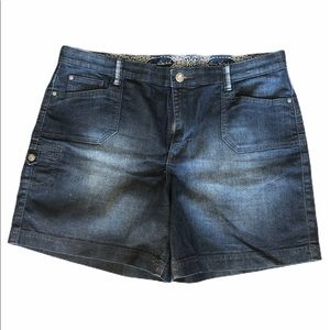 Plus size jean shorts